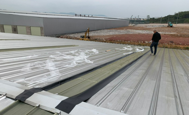 白鹭湖管理区厂房屋面防水维修案例