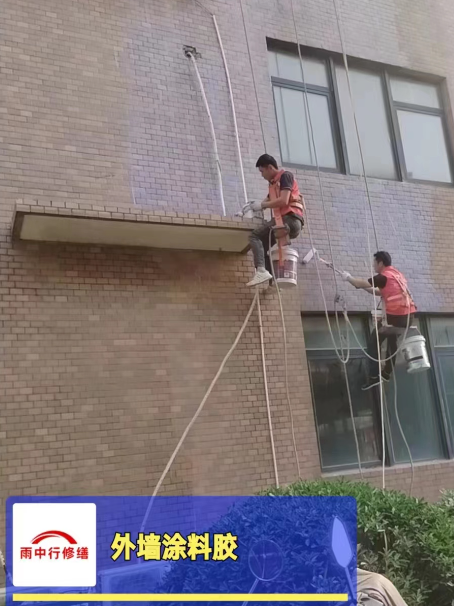 白鹭湖管理区外墙防水修缮